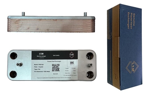 PLAKALI EŞANJÖR ITM2071400 14PL 156,5mm - BX 5686680 JJJ005686680 ECO LUNA 240 ECO 3 ECO 4